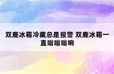 双鹿冰箱冷藏总是报警 双鹿冰箱一直嗡嗡嗡响